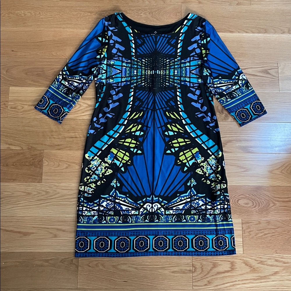 Ronnie Nicole Stained Glass Sheath Dress - SZ 14